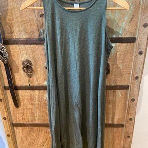 Heather Green T-Shirt Dress